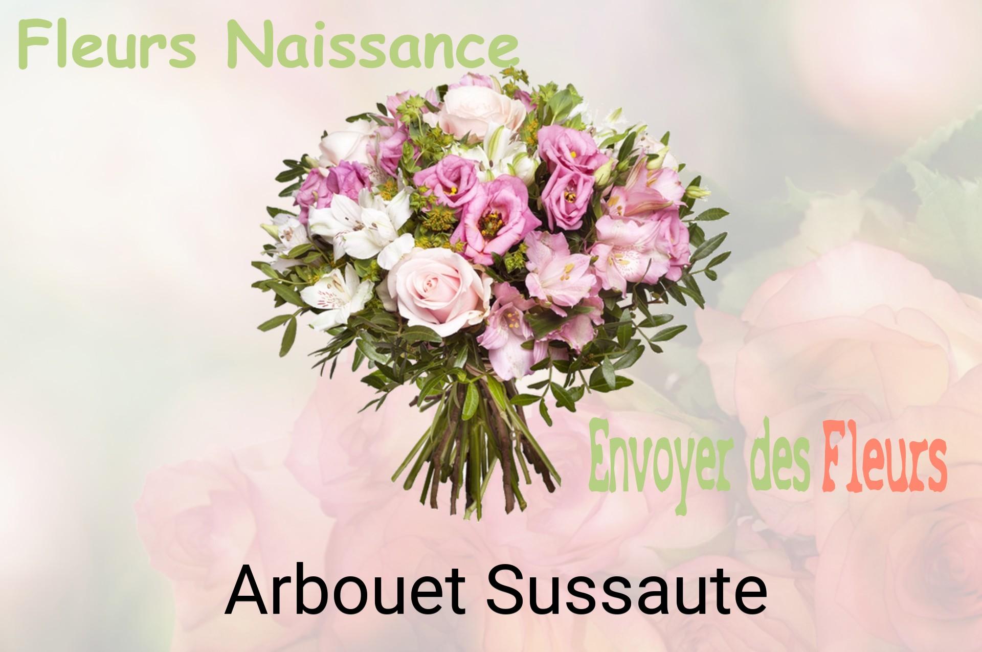 Bouquet de fleurs de naissance livré à Arbouet-Sussaute